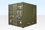 10Ft X 8Ft Shipping Container (One Trip) - Green Online