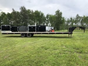 2002 Kaufman Trailers 101X40 Gooseneck Equipment Trailer w/Toolbox Online