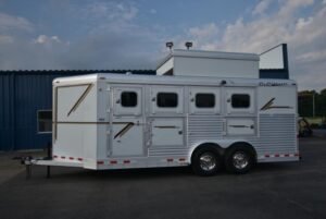 2008 C and C Trailers 4 Horse Bumper Horse Trailer Online