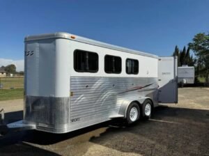 2008 Exiss Sport ES 30B 3 horse slant horse trailer Online