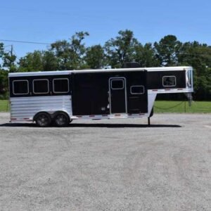 2017 Exiss Escape 7308LQ 3 Horse Trailer with 8′ Short Wall Online