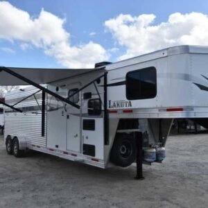 2018 Lakota Charger LQ Stock Trailer with 9' Short Wall Online