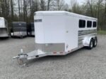 2020 19' CIMARRON BUMPER PULL 6 PEN STOCK TRAILER Online