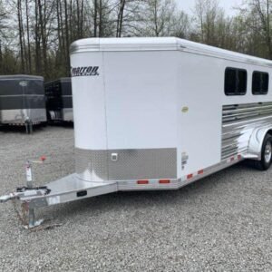 2020 19' CIMARRON BUMPER PULL 6 PEN STOCK TRAILER Online