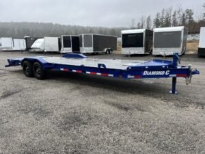 2022 Diamond C 7x24 20K Low Profile Equipment Trailer w/Max Ramps Online