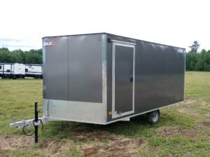 2022 Sno Pro Trailers 101x12 Aluminum Hybrid 2.0 w/Tapered Ramp, Mats & Guides Online