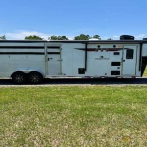 2024 Bison Trail Hand 708160 Stock Trailer with 8' Short Wall Online