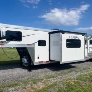 2024 Lakota Charger 8411RKGLQ 4 Horse Trailer with 11' Short Wall Online