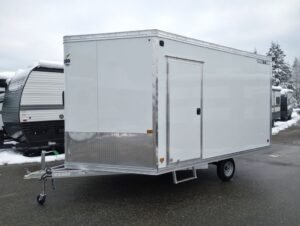 2024 Mission Trailers 101x12 Aluminum 2 Place Crossover 3.0 w/Side X Side Pkg, Rear Canopy Online