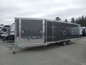 2024 Mission Trailers 101x24 Aluminum 4/5-Place Drive In/Out Deckover w/Galvanized Pkg, Canopy Online