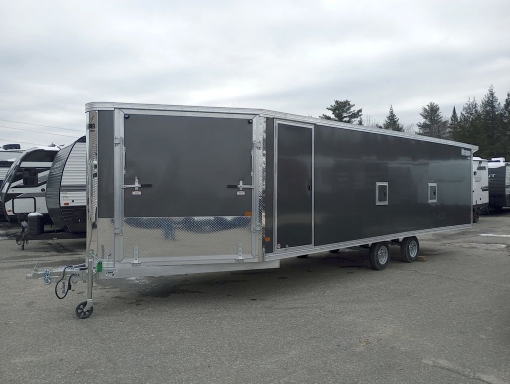 2024 Mission Trailers 101x24 Aluminum 4/5-Place Drive In/Out Deckover w/Galvanized Pkg, Canopy Online
