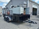 2024 PJ Trailers 7x14 7K Powder Coated Open Utility w/Rear Ramp Gate, Solid Metal Side Walls Online