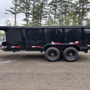 2024 RawMaxx Trailers 7X16 14K Powder Coated Dump w/ Tarp Kit Online