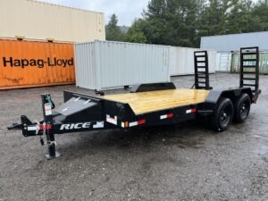 2024 Rice Trailers 7x16 10K Equipment Hauler w/D-Rings, Spare Mount, & Toolbox Online