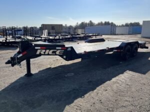 2024 Rice Trailers 7X18 Promax Industrial 21K Equipment w/Hydraulic Jack & Full Width Ramps Online