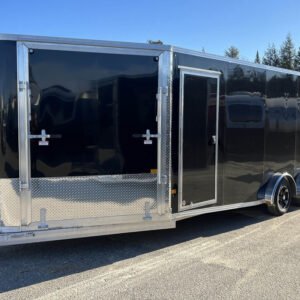 2024 Sno Pro 7.5x22 Aluminum 4-Place Drive In/Out w/Extra Height, Mats & Guides, Canopy Online