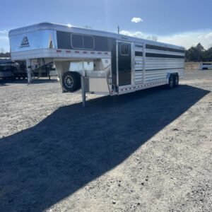 2025 Elite Trailers 8'x28' Show Cattle Stock Combo Trailer Online