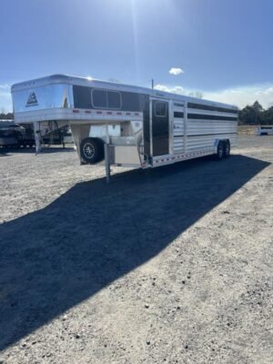 2025 Elite Trailers 8'x28' Show Cattle Stock Combo Trailer Online