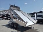 2025 Mission Trailers 7x16 14K Aluminum Hydraulic Dump w/Ramps, HD D-Rings, Barn Doors, Tarp Kit Online