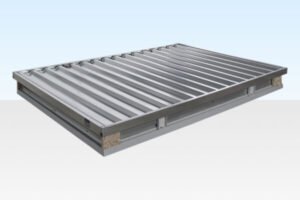 3M X 2.1M Flat Pack Storage Container – Galvanised Online