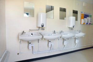 4+1 Steel Toilet Cabin 20Ft x 9Ft Online