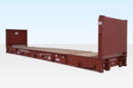 40Ft X 8Ft Used Flat Rack Shipping Container Online