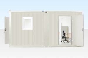 6.5M X 4.6M Side Linked Flat Pack Container Office Online