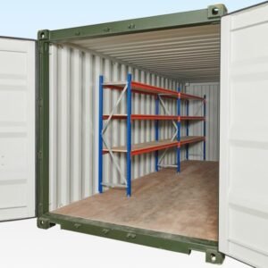 Adjustable, Heavy Duty Three Tier Container Racking (2 Bays) Online
