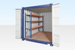 Adjustable, Heavy Duty Three Tier Container Racking (Single Bay) Online