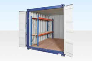 Adjustable, Heavy Duty Two Tier Container Racking (Single Bay) Online