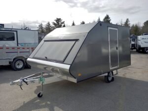 Mission Trailers 101x12 Aluminum 2-Place Crossover w/Mats & Guides, Rear Canopy Online