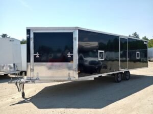 Mission Trailers 101x22 Aluminum 4-Place Drive In/Out Deckover w/Galvanized Package Online