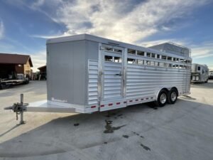 NEW 2024 Elite Trailers 5 Horse Stock Combo BP Horse Trailer Online