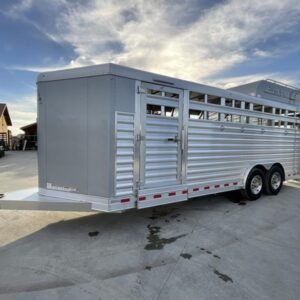 NEW 2024 Elite Trailers 5 Horse Stock Combo BP Horse Trailer Online