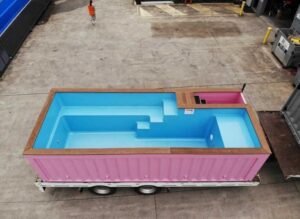 Pink 20 Ft Container Pool Online