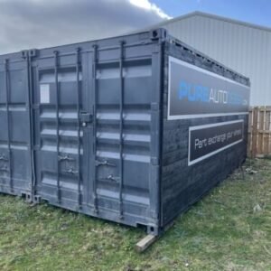 Shipping Container 20Ft Dark Grey With Black Timber Cladding Online