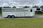 Used 2022 Shadow STK Stock Trailer with 8′ Short Wall Online