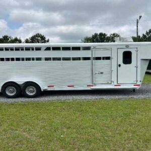Used 2022 Shadow STK Stock Trailer with 8′ Short Wall Online