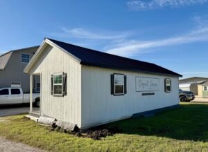 16×36 Outpost Cabin w/ Corner porch: Used – Lone Star Structures