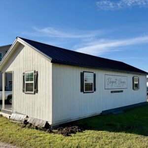 16×36 Outpost Cabin w/ Corner porch: Used – Lone Star Structures