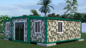 Duo Mod – 20′ Hunting Cabin Tiny Home | 2 Bedroom | Full Bath, Kitchen, Dinette & Living Room | 385 SF Tiny Home Rustic Camouflage Design Perfect for Outdoor Enthusiasts